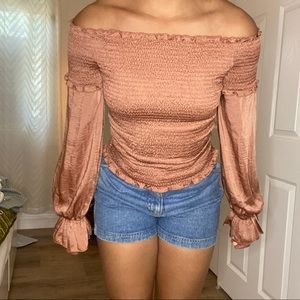 Mauve Sleeveless Shirt